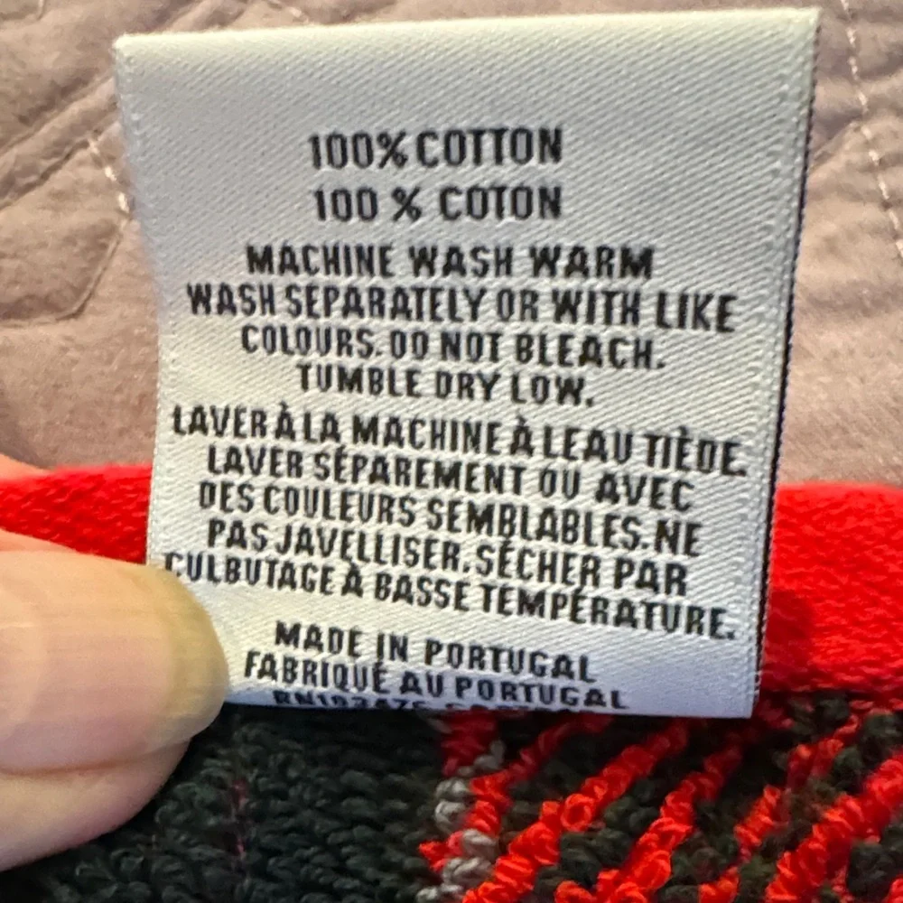 Plaid Holiday Towels - Red and Green - Picture 7 of 8